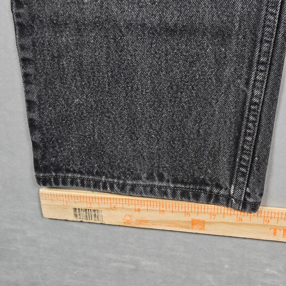 Vintage Levi's 505 Regular Fit Jeans Mens 38x34 (Actual 36x33) Black Denim Y2K - Picture 11 of 14